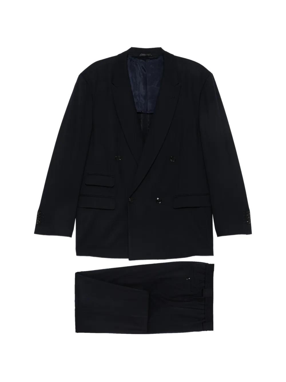 Giorgio Armani double-breasted suit - Blau