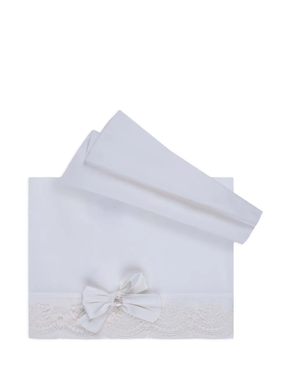 MARLU' couture Lenzuolo con fiocco - Bianco