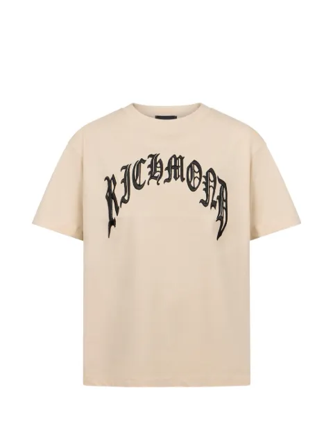 John Richmond Junior logo-embroidered T-shirt