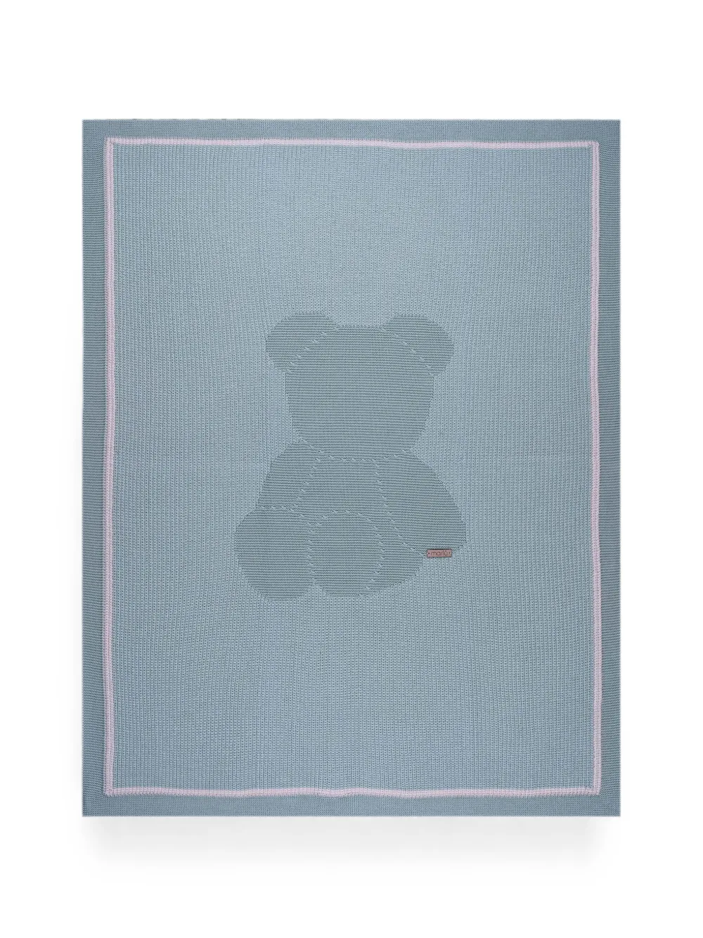 MARLU' couture Coperta con motivo orso - Verde