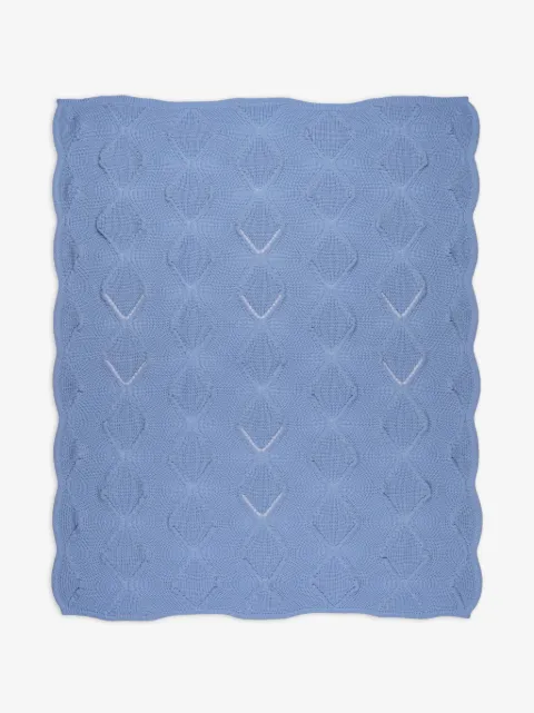 MARLU' couture diamond-knit scalloped scarf