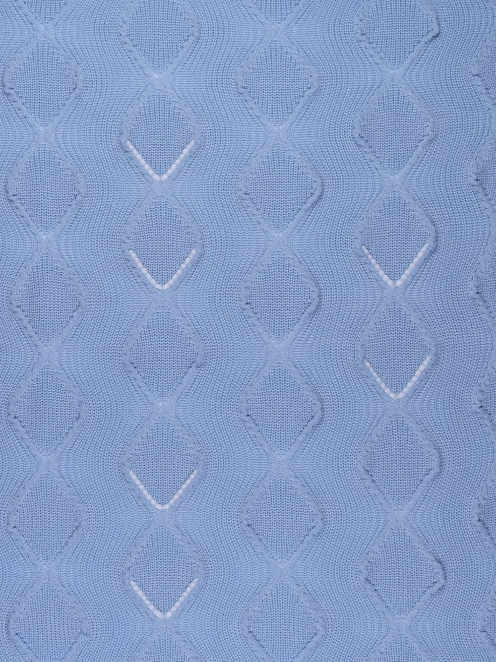 MARLU' couture Gebreide gewelfde sjaal Blauw