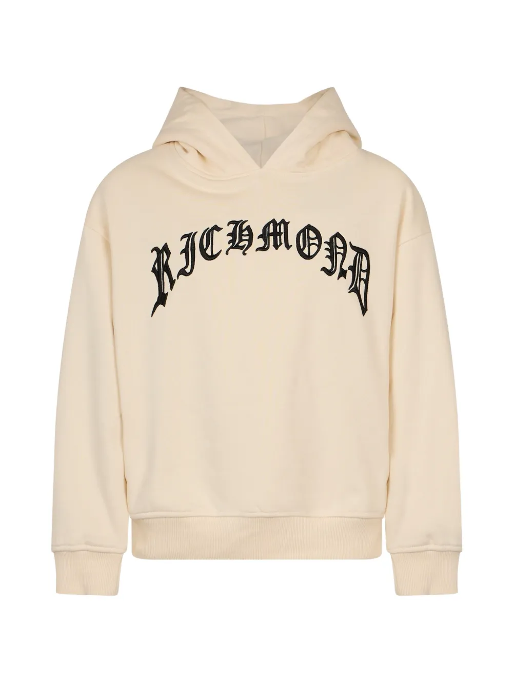 John Richmond Junior Felpa con cappuccio e logo - Toni neutri
