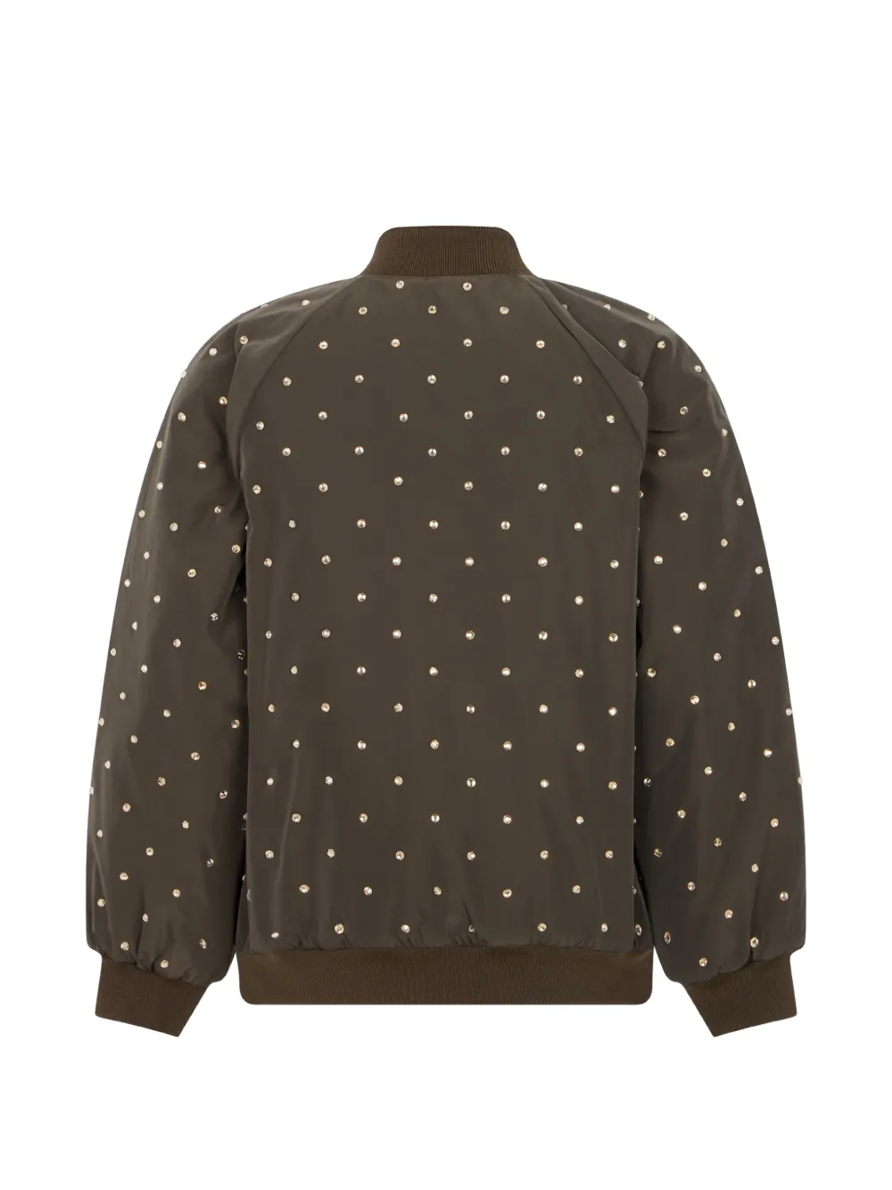 Just Cavalli Jack verfraaid met kristallen en logo-patch Bruin