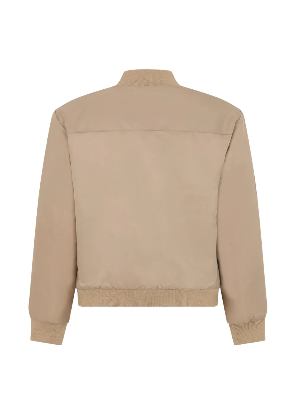 North Sails Kids Jack met logo-patch en geribbelde afwerking Beige
