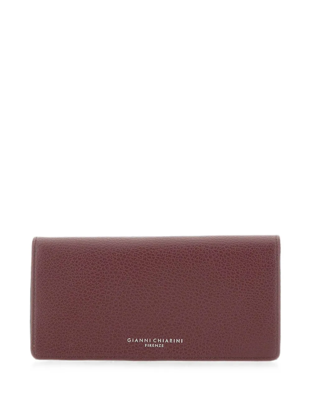 GIANNI CHIARINI large Grain logo-print wallet - Rot