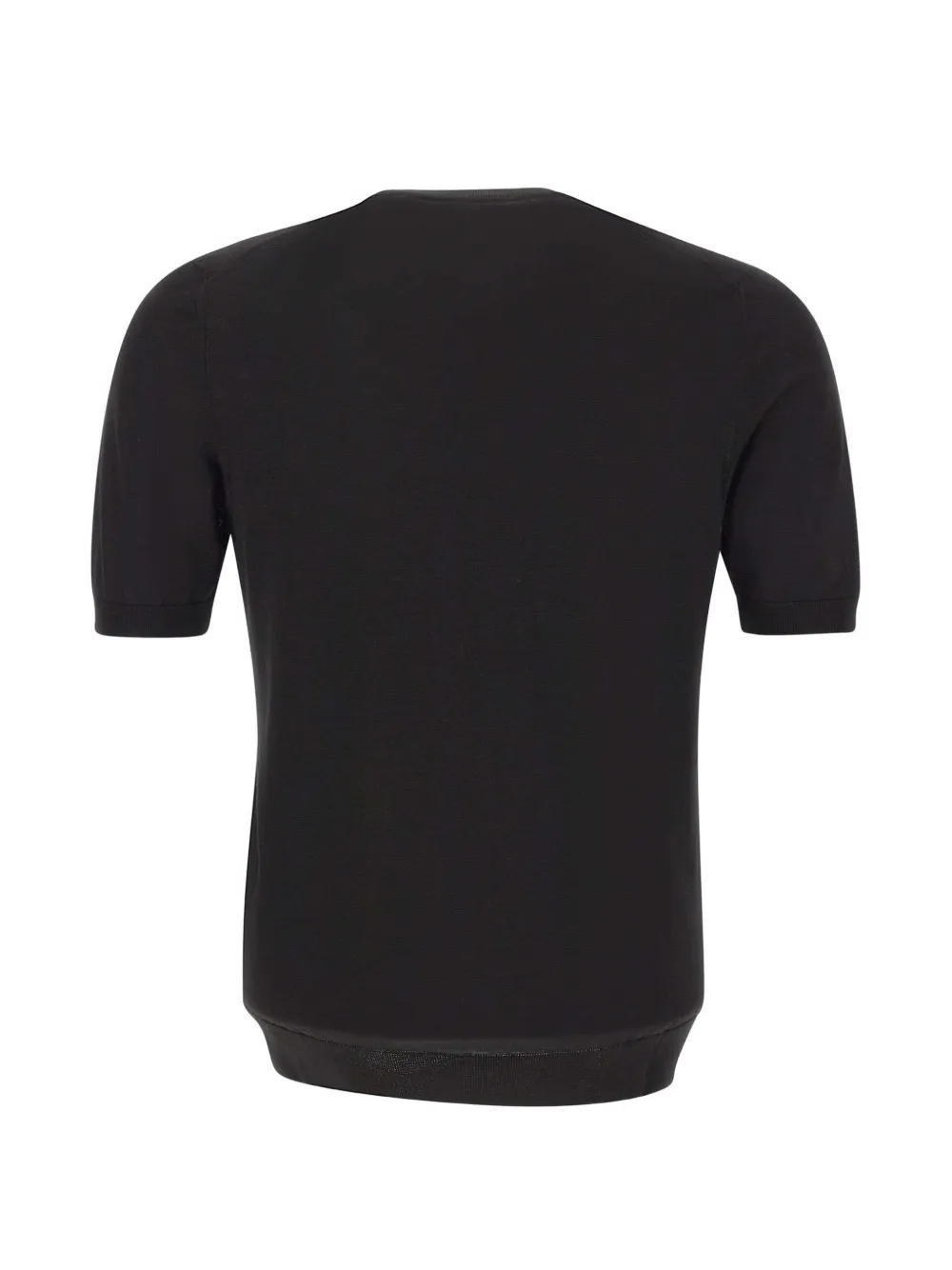 Gran Sasso T-shirt met ronde hals Zwart