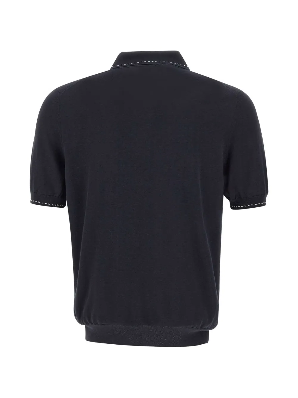 Gran Sasso Poloshirt met korte mouwen Zwart