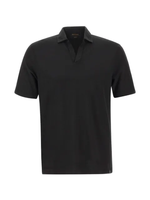 Gran Sasso playera con cuello abierto y mangas cortas