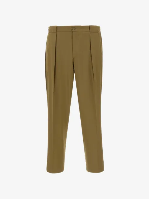 Briglia 1949 pantalon en laine vierge à coupe droite