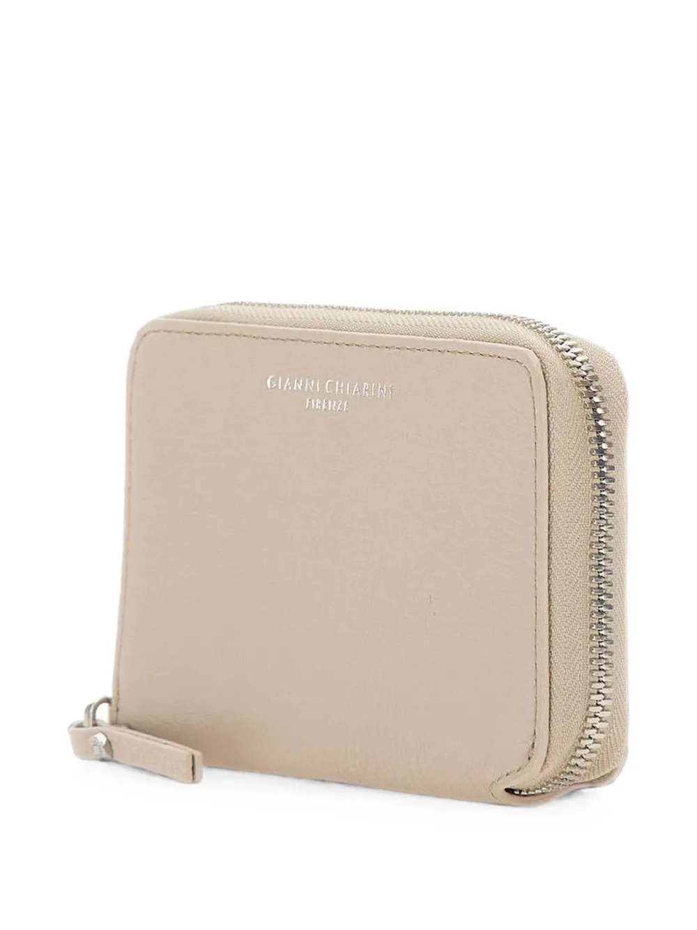 GIANNI CHIARINI Dollaro leren portemonnee Beige