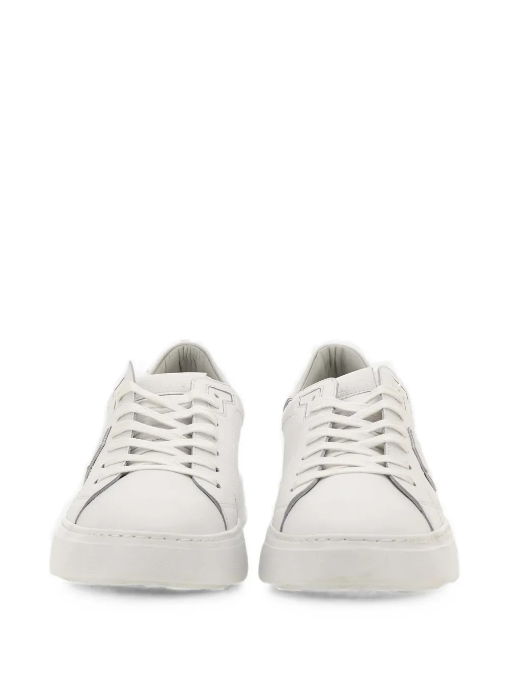 Philippe Model Paris temple low leather sneakers Wit