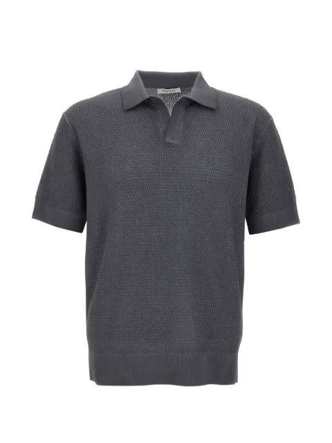 Kangra openwork-knit cotton T-shirt