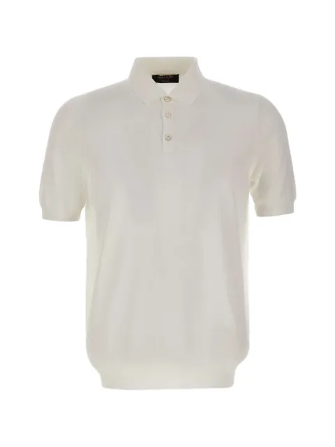 Gran Sasso short-sleeve cotton polo shirt