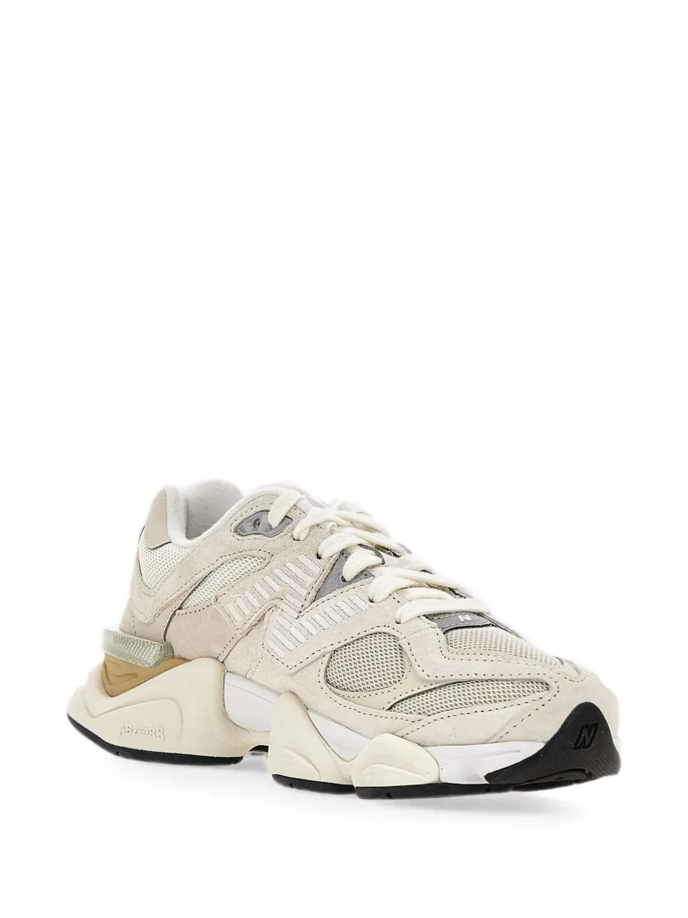 New Balance 9060 logo-patch sneakers Beige
