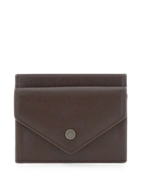 GIANNI CHIARINI logo-embossed leather cardholder