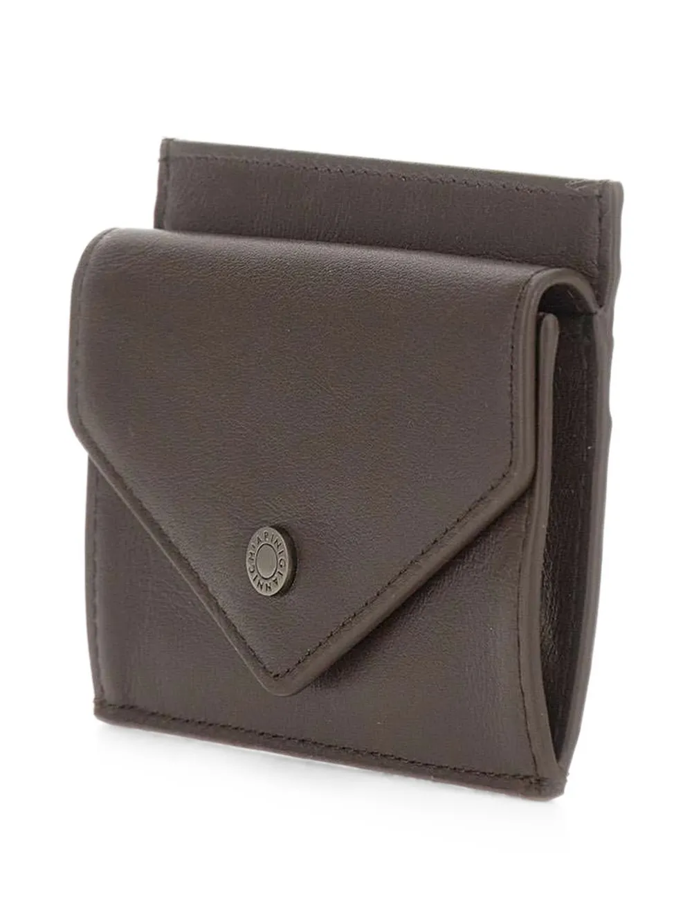 GIANNI CHIARINI Pasjeshouder met logo-reliëf Bruin