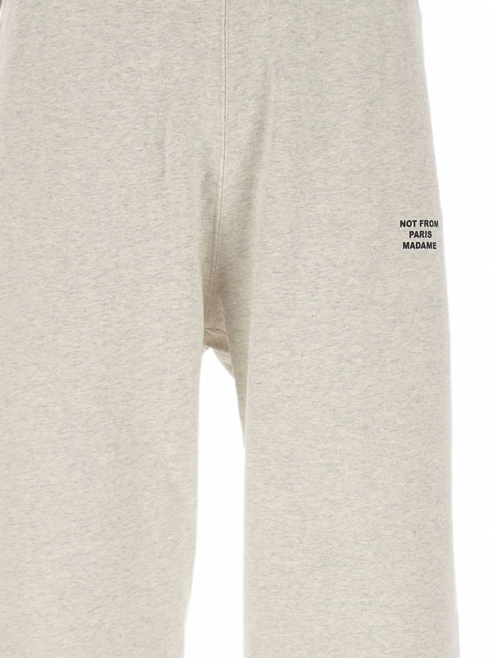 Drôle De Monsieur Trainingsbroek met tekst Grijs