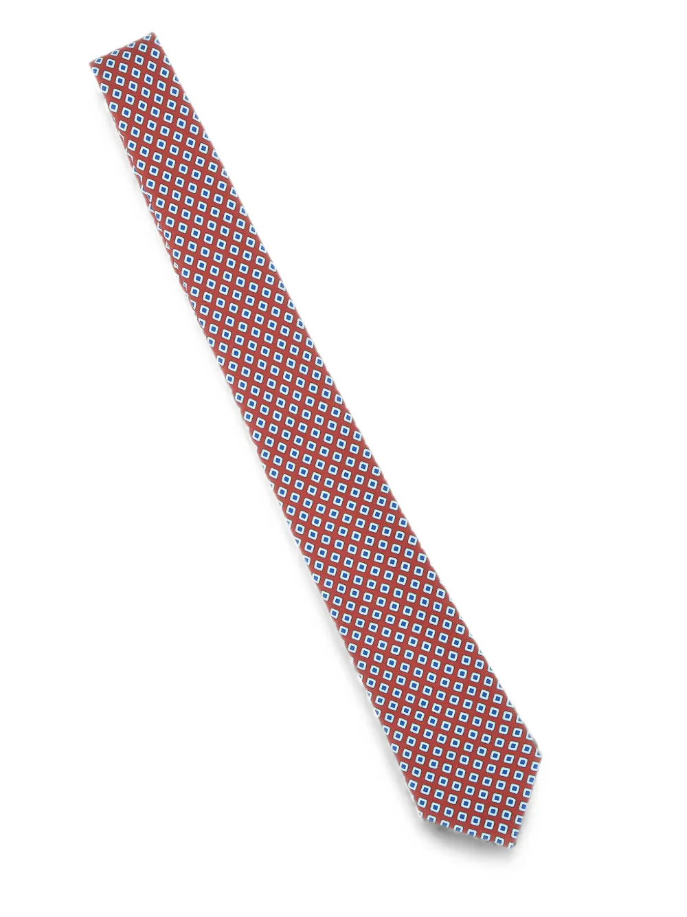 Kiton Stropdas met geometrische print Rood