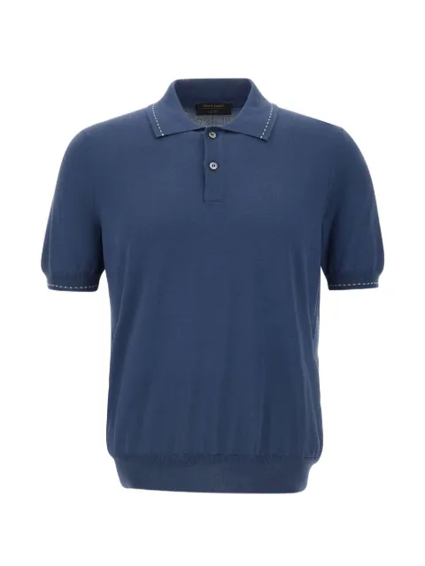Gran Sasso Poloshirt mit kurzen Ärmeln