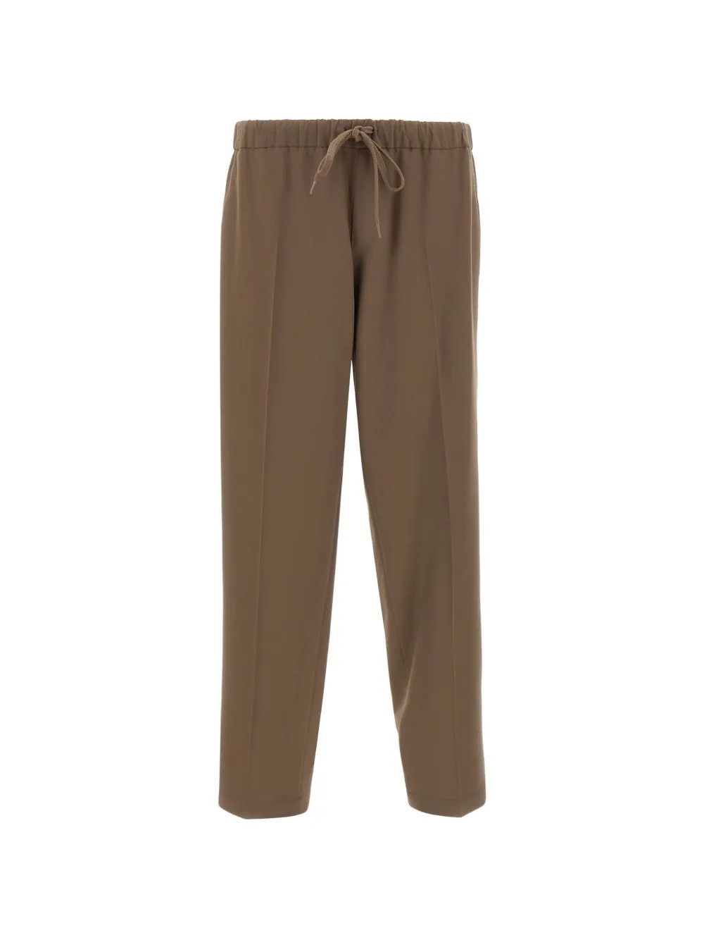 MM6 Maison Margiela drawstring-waist trousers - Marrone