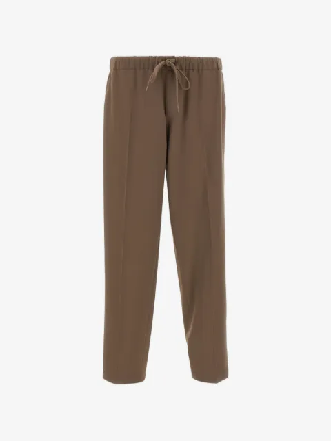 MM6 Maison Margiela pantalones con cordones en la pretina