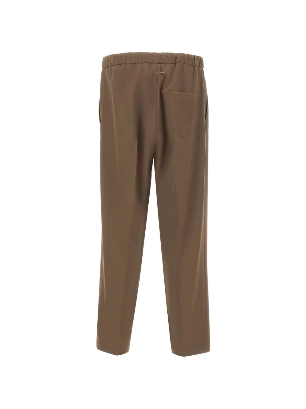 MM6 Maison Margiela Broek met trekkoordtaille Bruin