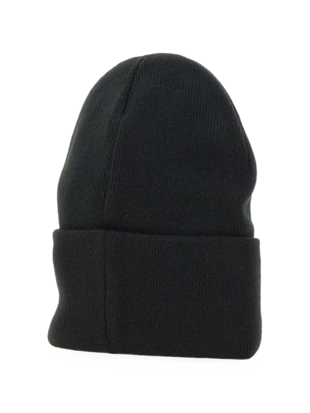 Colmar ribbed logo-patch beanie hat Zwart