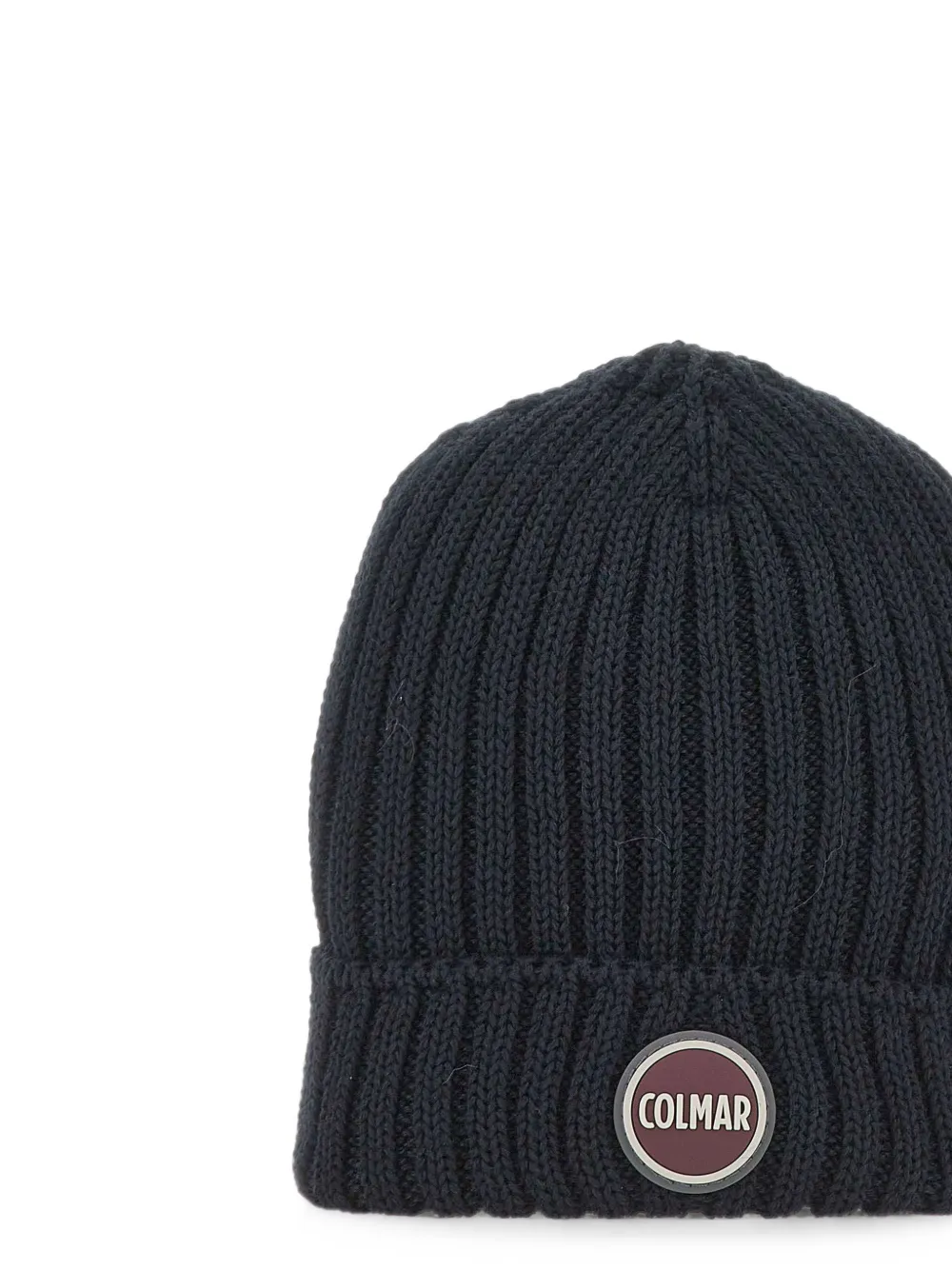 Colmar ribbed-knit beanie hat Blauw