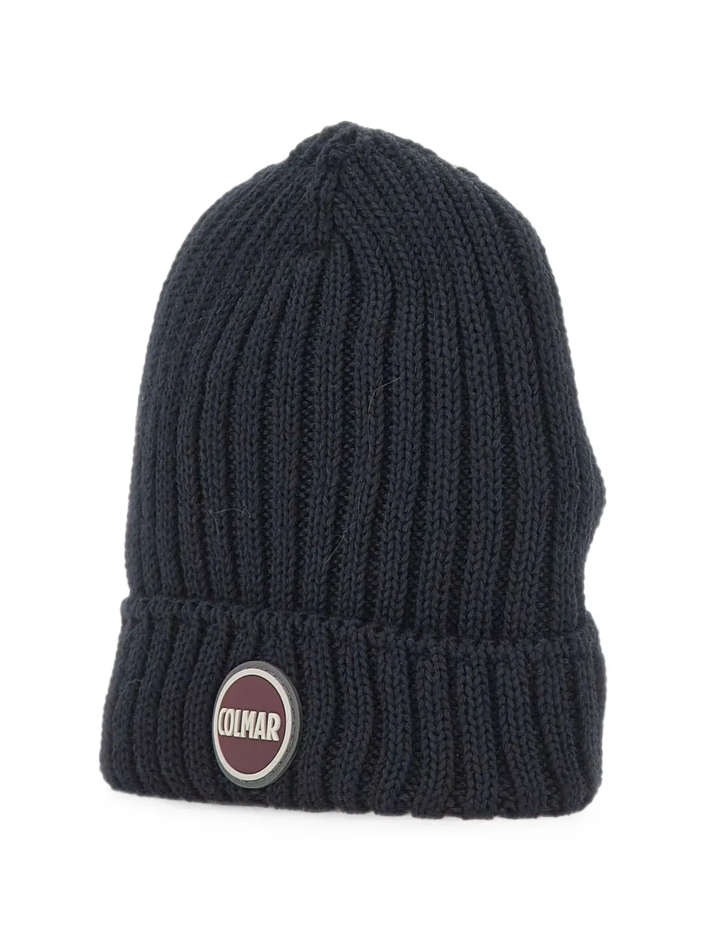 Colmar ribbed-knit beanie hat Blauw