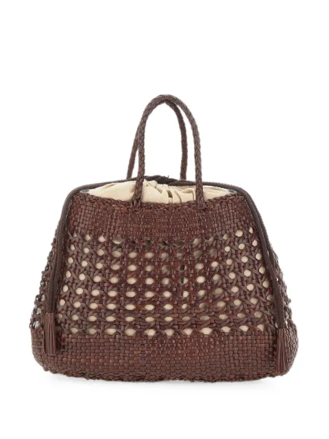 DRAGON DIFFUSION Santa Cano woven leather tote bag