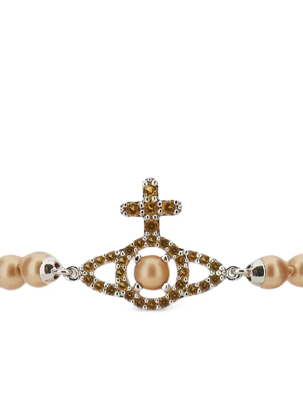 Vivienne Westwood Olympia パール ブレスレット | ゴールドトーン 