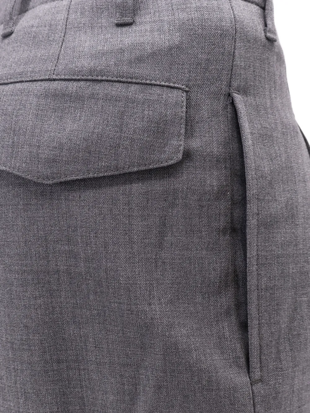 AMI Paris Geplooide pantalon Grijs