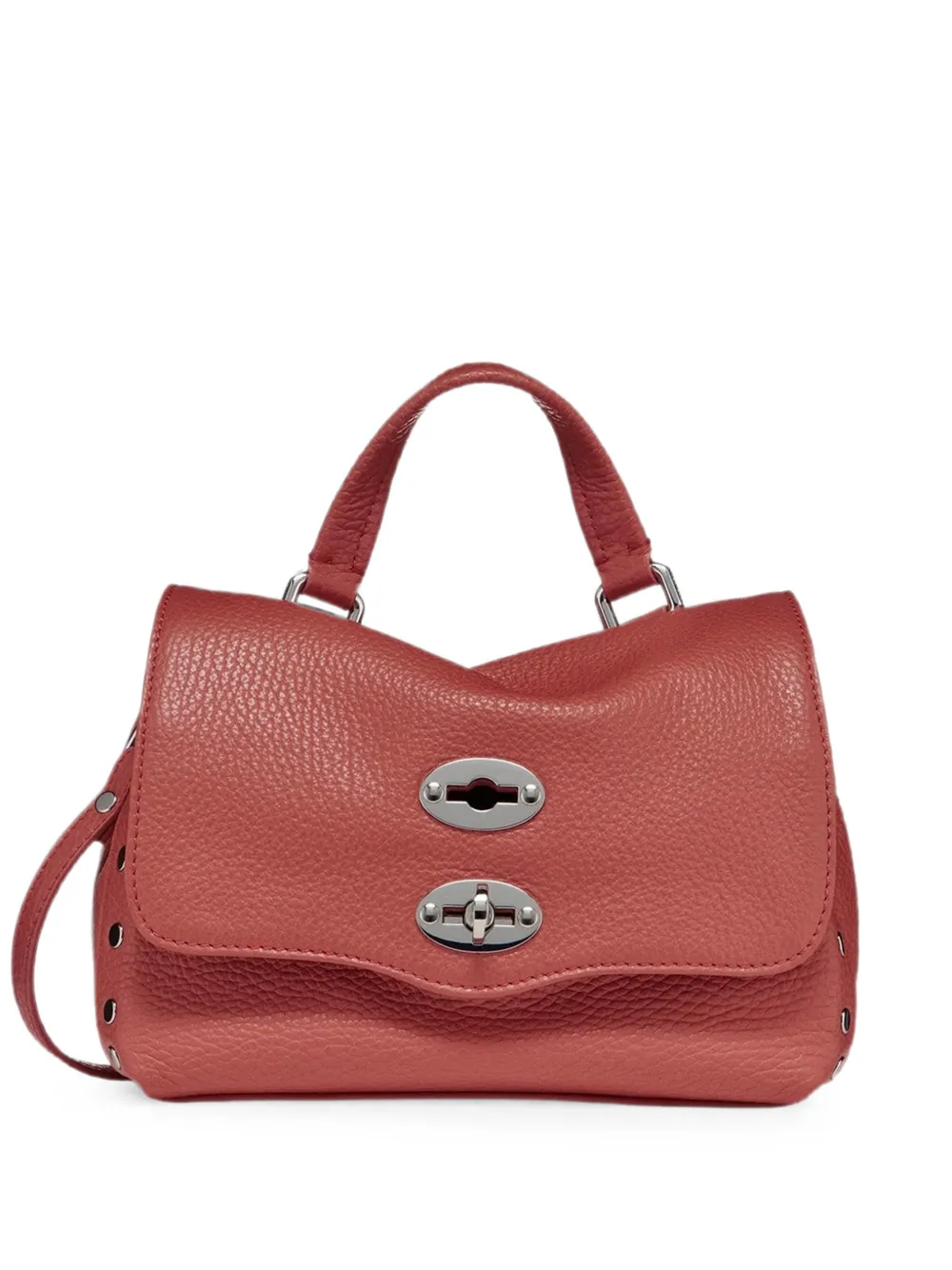 Zanellato Borsa a spalla Baby Postina in pelle - Rosso