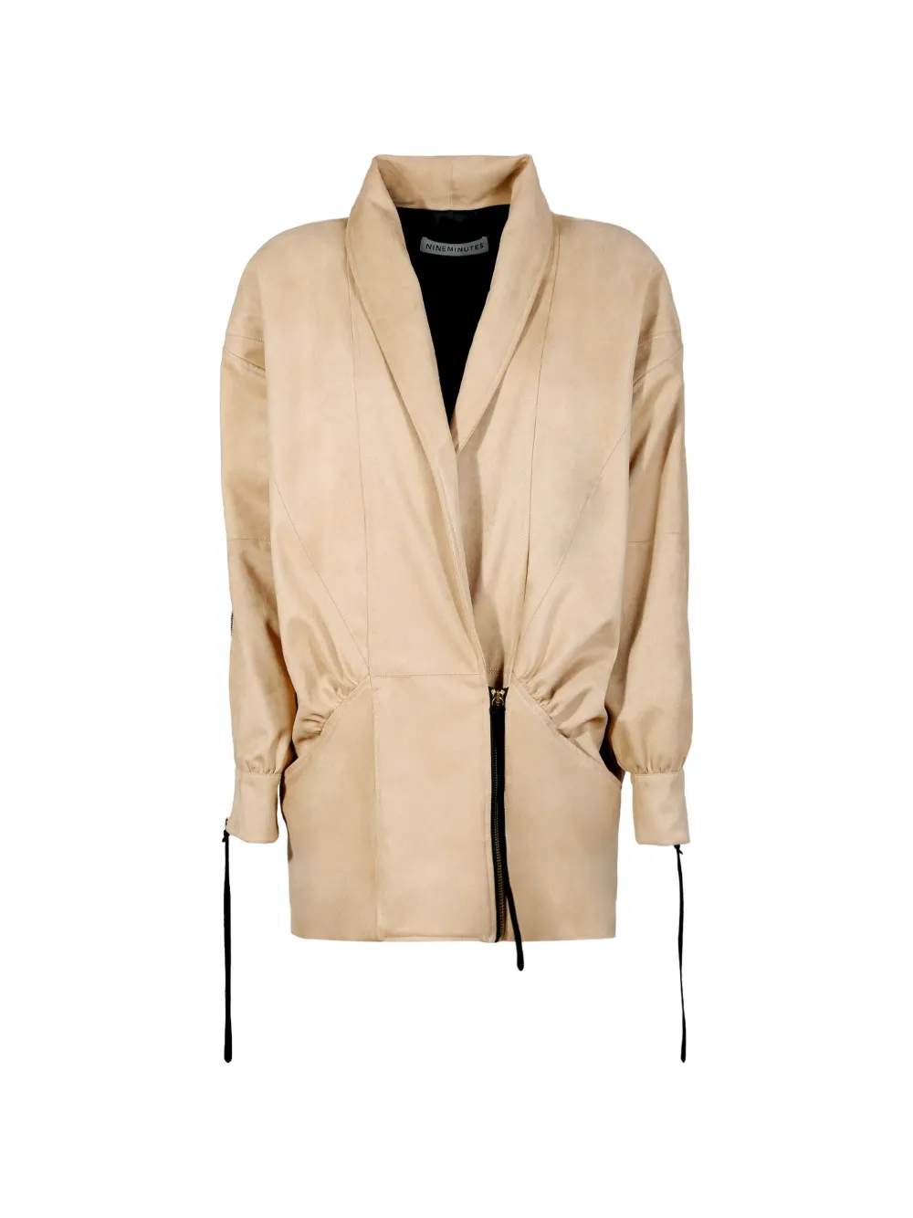 Nineminutes The Virgo single-breasted jacket - Nude