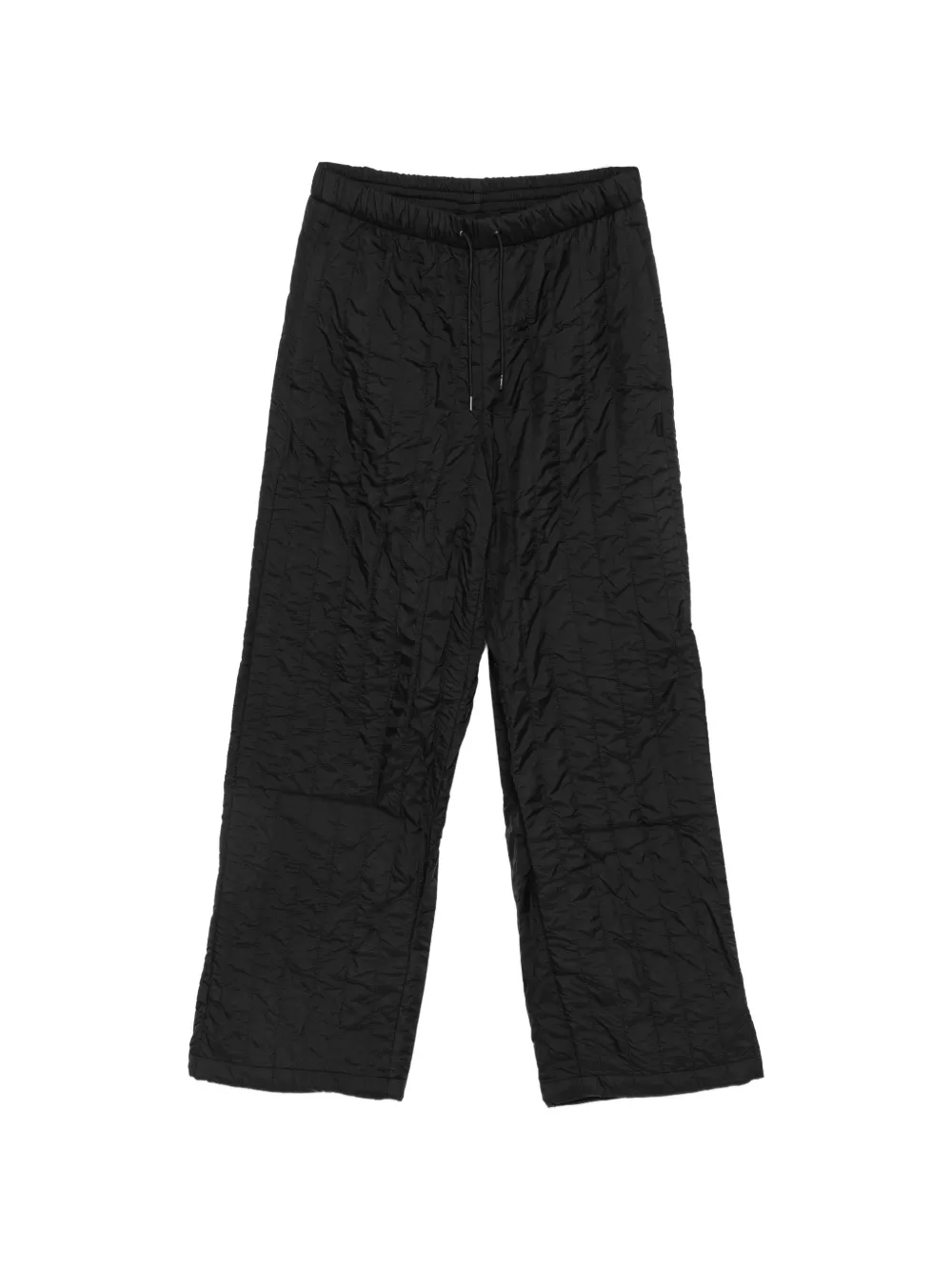 Rains Banja quilted drawstring trousers - Schwarz