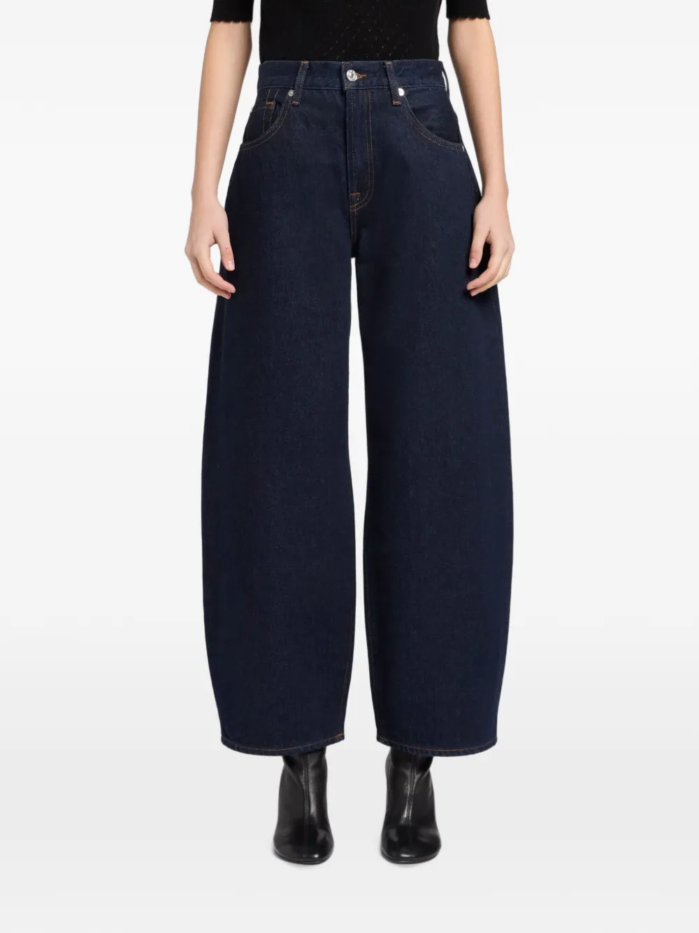 7 For All Mankind Bonnie curvilinear jeans - Blu