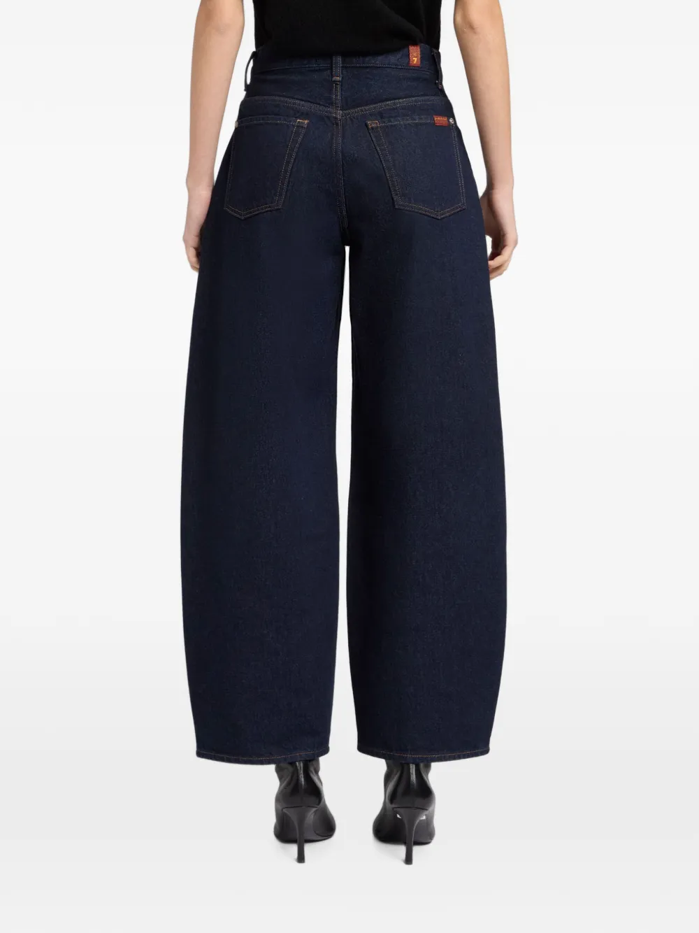 7 For All Mankind Bonnie Curvilinear jeans Blauw
