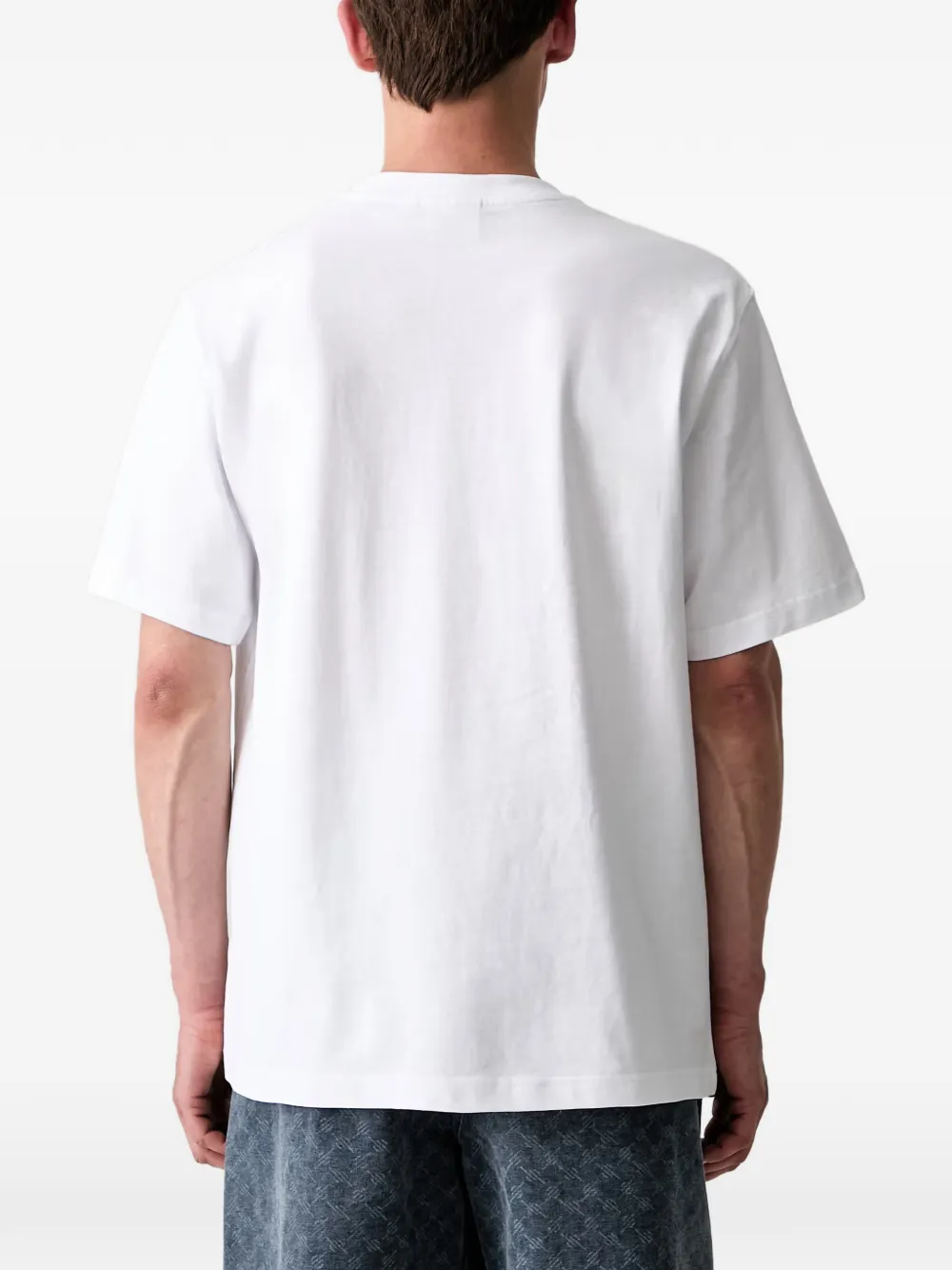 Daily Paper DP Blocked T-shirt met logoprint Wit