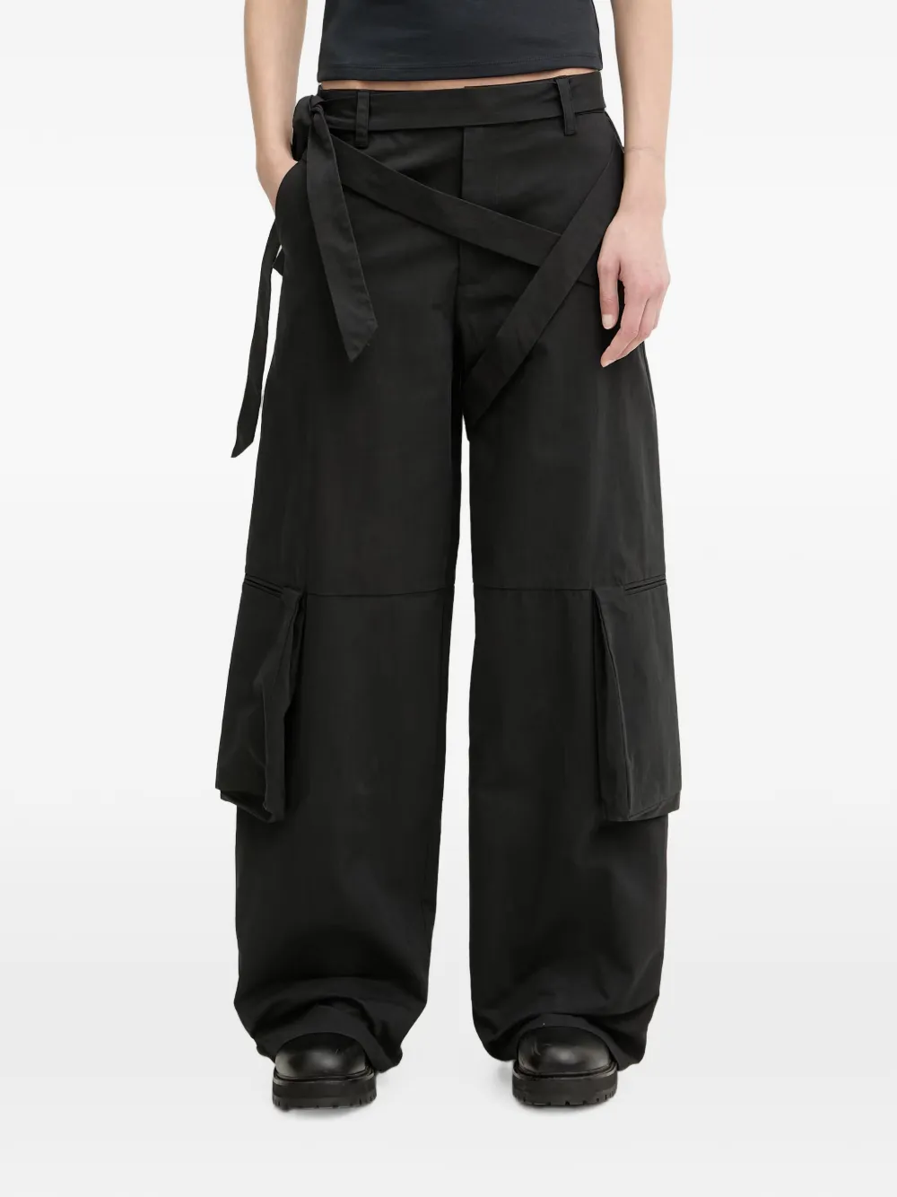 HELIOT EMIL belted cargo pants