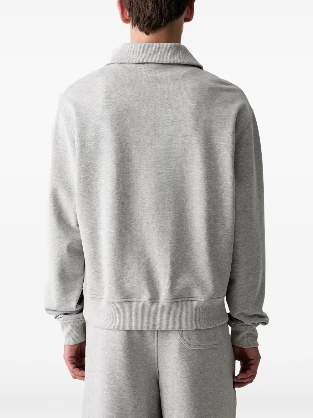 Daily Paper Oversized trui met kraag Grijs