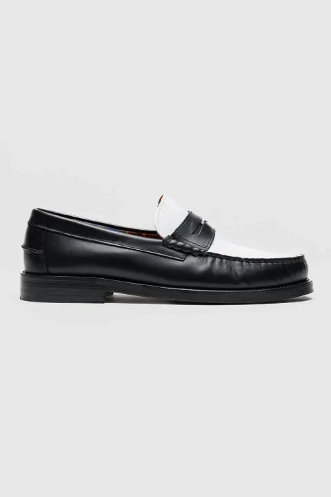 NAKED WOLFE Riviera calf leather loafers