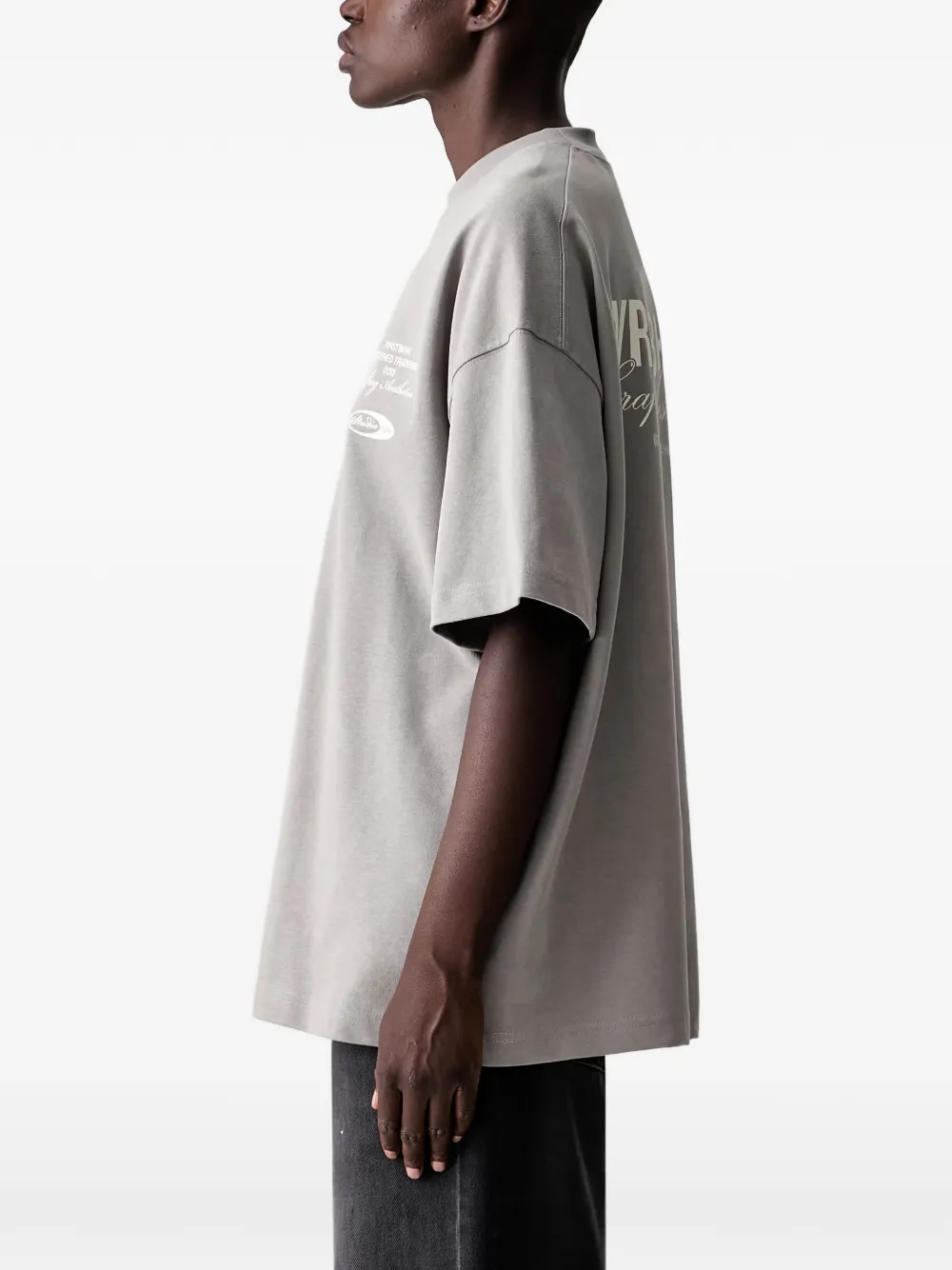 WRSTBHVR T-shirt met logoprint Grijs