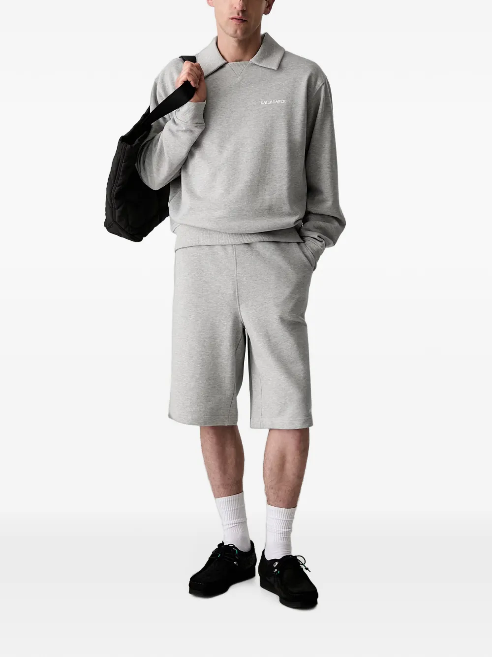 Daily Paper Shorts met logoprint Grijs