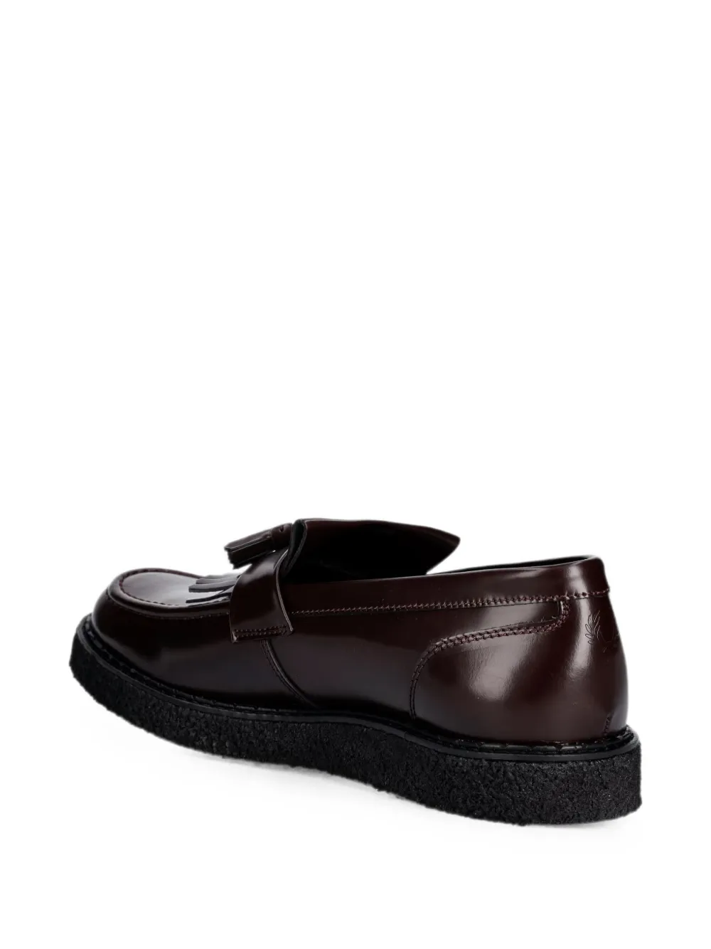 Fred Perry tassel-detail leather loafers Rood