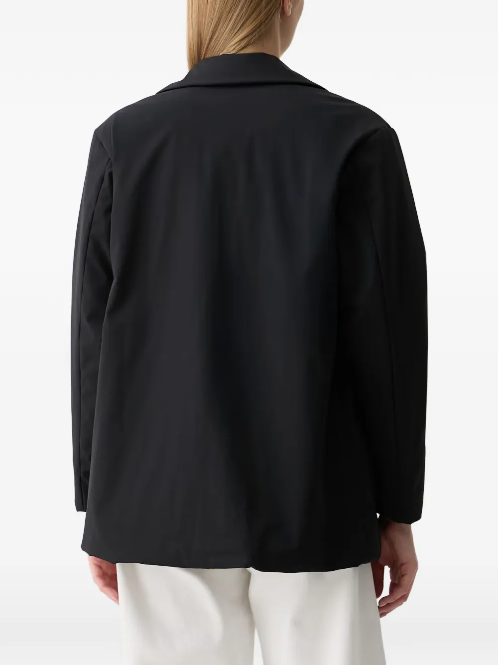 DKNY Jack met enkele rij knopen en gekerfde revers Zwart