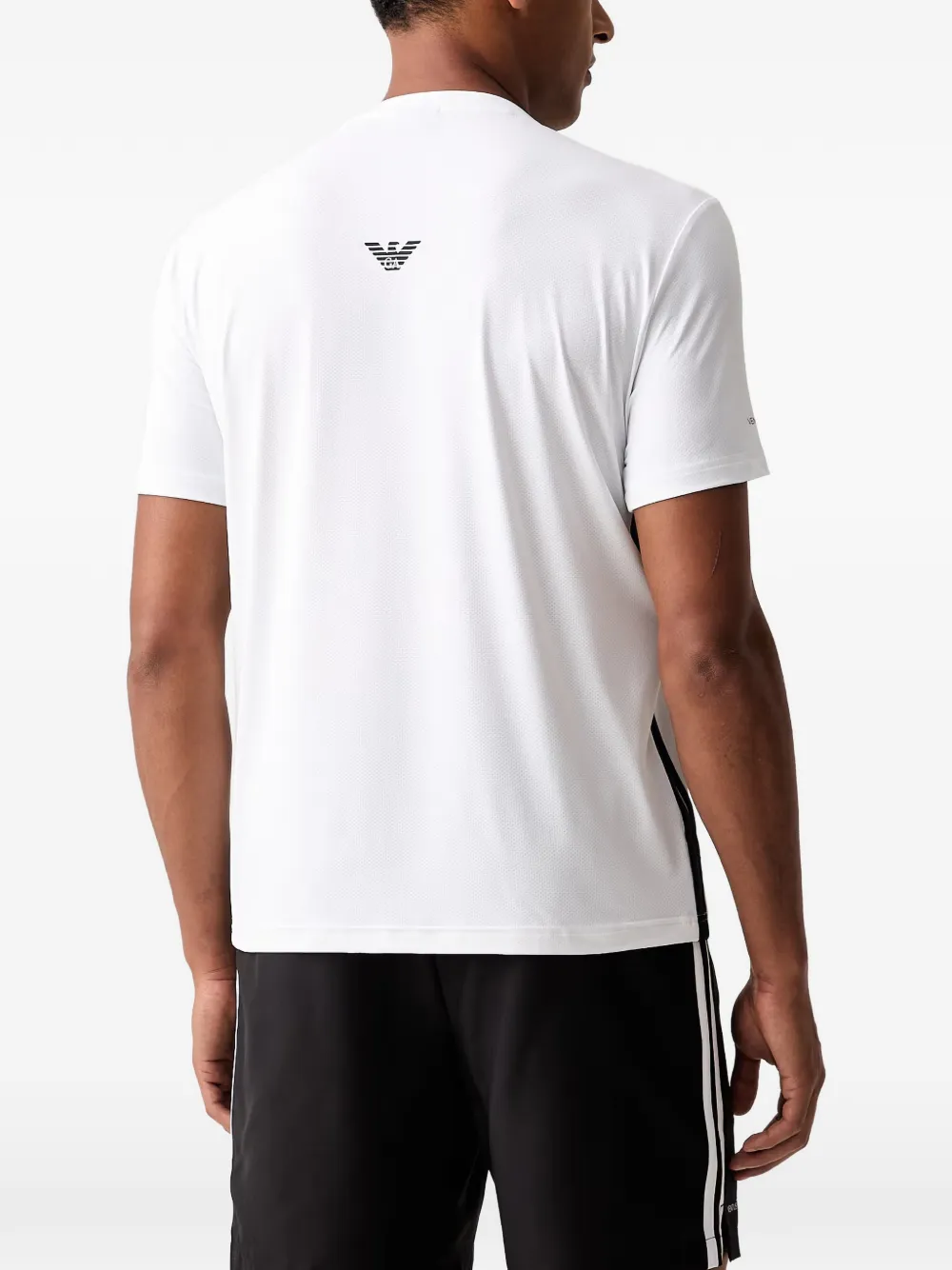Ea7 Emporio Armani T-shirt met logoprint Wit