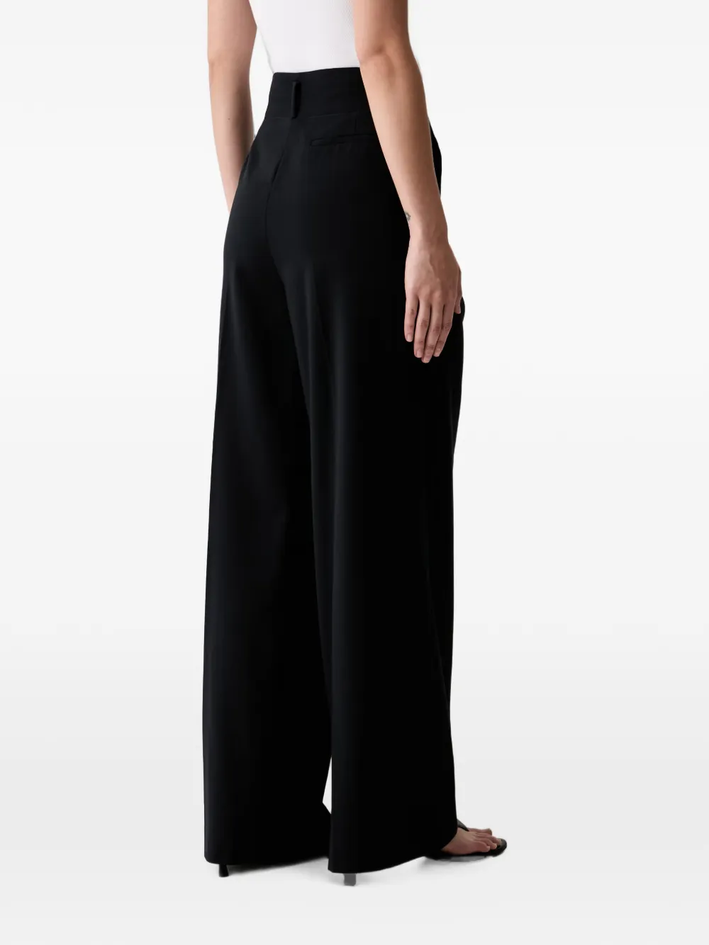 DKNY Geplooide broek Blauw