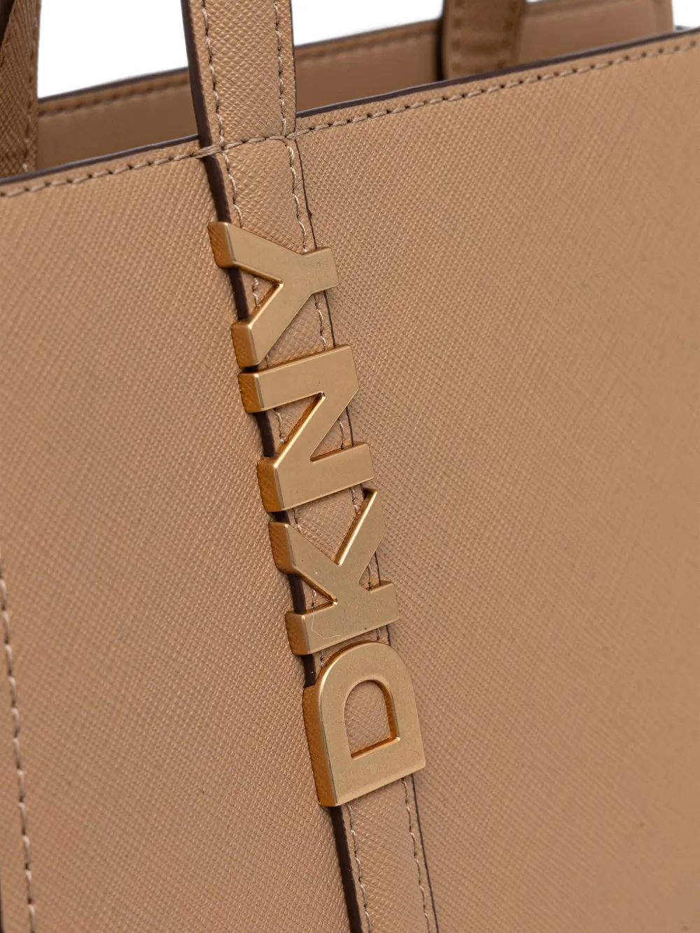 DKNY Avril mini-shopper met logo-plakkaat Bruin