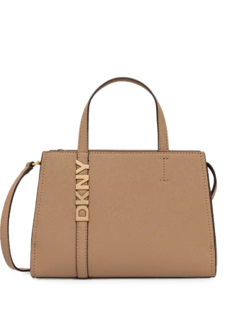 DKNY tote Avril mini con placa del logo